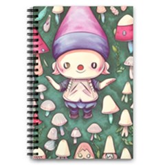 Toadstool Mushrooms 5 5  X 8 5  Notebook by GardenOfOphir