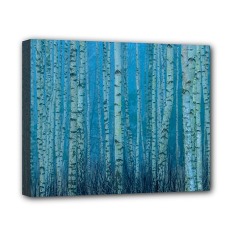 Forest Birch Nature Autumn Masuria Canvas 10  X 8  (stretched) by Ravend