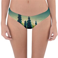Ai Generated Soil Forest Crisis Nature Reversible Hipster Bikini Bottoms by Ravend