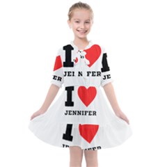 I Love Jennifer  Kids  All Frills Chiffon Dress by ilovewhateva