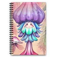 Psychedelic Mushroom For Sorcery And Theurgy 5 5  X 8 5  Notebook by GardenOfOphir