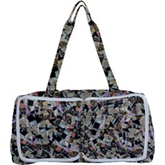 Mystic Geometry Abstract Print Multi Function Bag by dflcprintsclothing