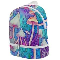 Magician s Charm Mushroom Zip Bottom Backpack by GardenOfOphir