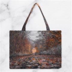 Breathe In Nature Background Medium Tote Bag by artworkshop