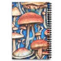 Whimsical Mushroom 5.5  x 8.5  Notebook View2