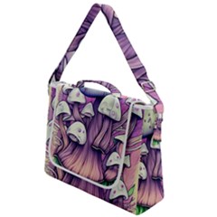 Forestcore Mushroom Box Up Messenger Bag by GardenOfOphir