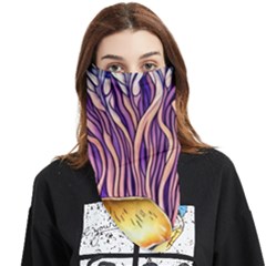 Flowery Garden Mushroom Face Covering Bandana (triangle) by GardenOfOphir
