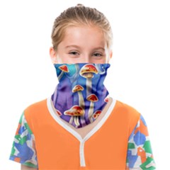 Tiny Toadstools Face Covering Bandana (kids) by GardenOfOphir