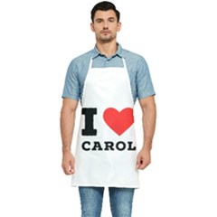 I Love Carol Kitchen Apron by ilovewhateva