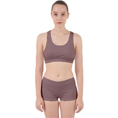 Burnished Brown	 - 	work It Out Gym Set by ColorfulSportsWear