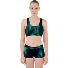 Aurora Northern Lights Celestial Magical Astronomy Work It Out Gym Set by Jancukart