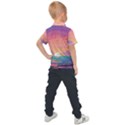 Sunset Ocean Beach Water Tropical Island Vacation 4 Kids  Polo Tee View2