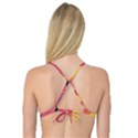 Sunset Ocean Beach Water Tropical Island Vacation Reversible Tri Bikini Top View2