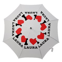 I Love Laura Hook Handle Umbrellas (large) by ilovewhateva