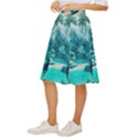 Landscape Nature Digital Art Palm Trees Paradise Classic Short Skirt View2