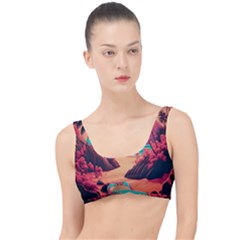 Tropical Beach Sea Jungle Ocean Landscape The Little Details Bikini Top by Pakemis