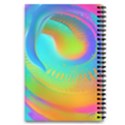 Contemporary Fluid Art Pattern In Bright Colors 5.5  x 8.5  Notebook View2