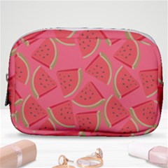 Watermelon Background Watermelon Wallpaper Make Up Pouch (small) by Wegoenart