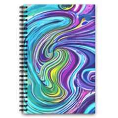 Waves Of Color 5 5  X 8 5  Notebook by GardenOfOphir