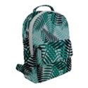 Background Pattern Texture Leaves Design Wallpaper Flap Pocket Backpack (Small) View2