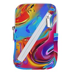 Abstract Fluid Art Belt Pouch Bag (small) by GardenOfOphir