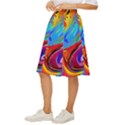Abstract Fluid Art Classic Short Skirt View2