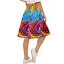 Abstract Fluid Art Classic Short Skirt View3