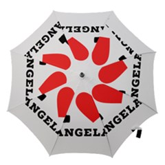I Love Angela  Hook Handle Umbrellas (small) by ilovewhateva