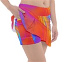 Liquid Art Pattern Classic Tennis Skirt View3