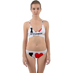 I Love Turkey Sandwich Wrap Around Bikini Set by ilovewhateva