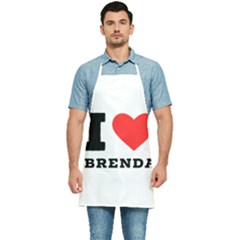 I Love Brenda Kitchen Apron by ilovewhateva