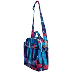 City People Cyberpunk Crossbody Day Bag by Jancukart