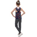 Flower Art Drawing Painting Spring Kids  Sleeveless Hoodie View2