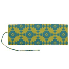 Pattern 4 Roll Up Canvas Pencil Holder (m) by GardenOfOphir