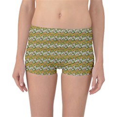 Pattern Reversible Boyleg Bikini Bottoms by Sparkle