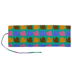 Slugs Roll Up Canvas Pencil Holder (m) by GardenOfOphir