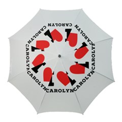 I Love Carolyn Golf Umbrellas by ilovewhateva