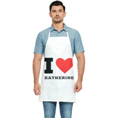 I Love Katherine Kitchen Apron by ilovewhateva