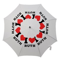 I Love Ruth Hook Handle Umbrellas (small) by ilovewhateva