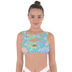 Jellyfish Animal Translucent Bandaged Up Bikini Top by Semog4