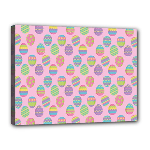 Egg Easter Eggs Pastel Digital Art Canvas 16  X 12  (stretched) by Semog4