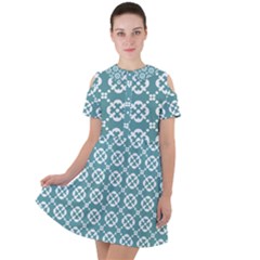 Pattern 299 Short Sleeve Shoulder Cut Out Dress  by GardenOfOphir