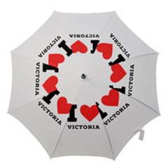 I Love Victoria Hook Handle Umbrellas (small) by ilovewhateva