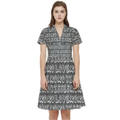 Pattern 321 Short Sleeve Waist Detail Dress by GardenOfOphir