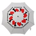 i love hannah Hook Handle Umbrellas (Large) View1