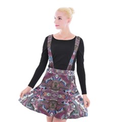 Blend Iv Suspender Skater Skirt by kaleidomarblingart