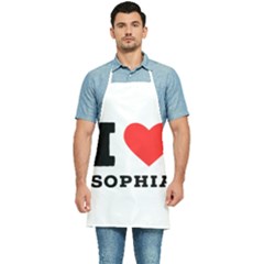 I Love Sophia Kitchen Apron by ilovewhateva