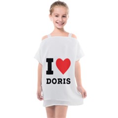 I Love Doris Kids  One Piece Chiffon Dress by ilovewhateva