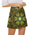 Fractal-fantasy-design-background- Mini Front Wrap Skirt View3