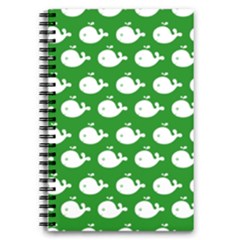 Cute Whale Illustration Pattern 5 5  X 8 5  Notebook by GardenOfOphir